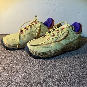 Nike Air Force 1 Women Wild Sneakers Wheat Gold Rugged Orange FB2348-700 US 7/38